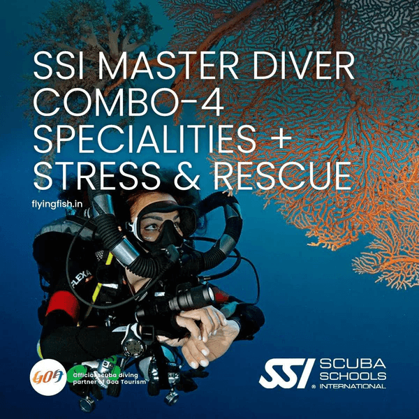 SSI Master Diver Combo — 4 Specialities + Stress & Rescue | Scuba Diving In Goa