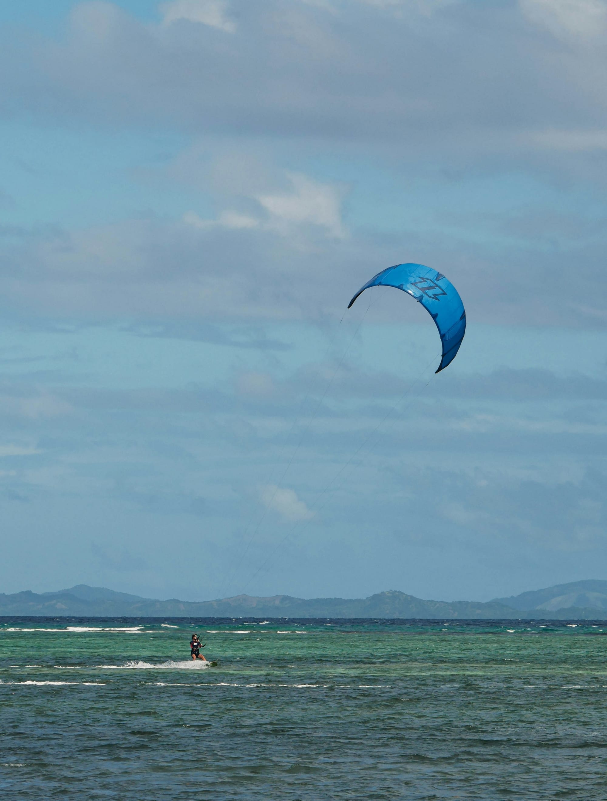 Kite Surfing in the ocean